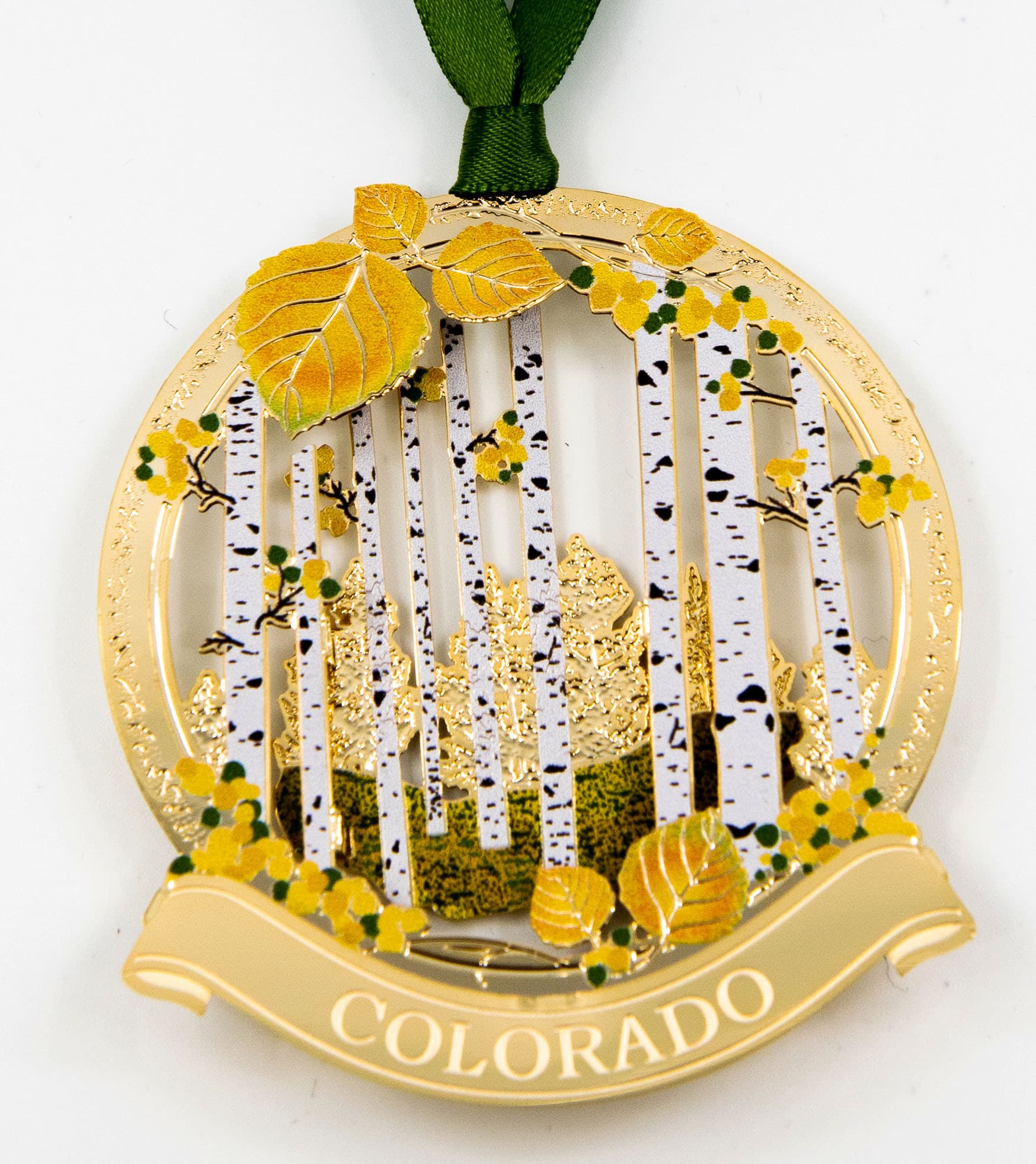 Colorado Autumn Woods Scenic Ornament