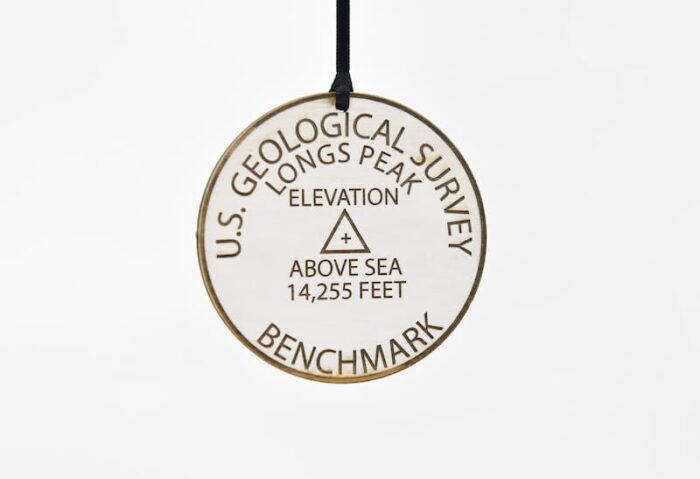 Colorado 14ers Geographical Benchmark Ornaments St Nicks Exclusive