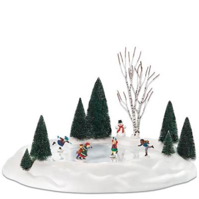 Dept 56 Animated Skating Pond