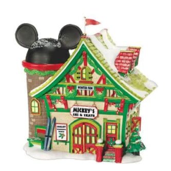 Dept. 56 Disney Village Mickey's Ski & Skate Shop