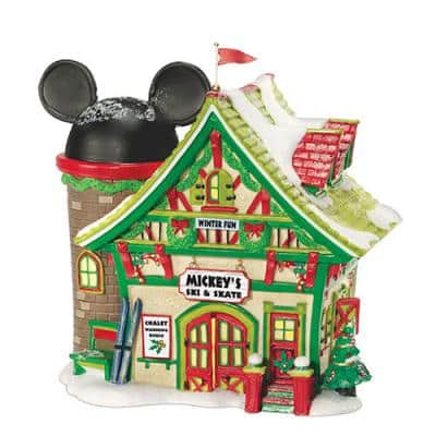 Dept 56 Disney Village Mickeys Ski  Skate Shop