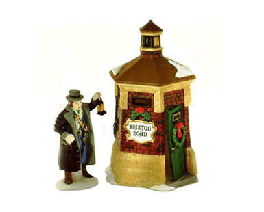 Brixton Road Watchman Dept 56 Rare Retired Dickens Village Pre owned