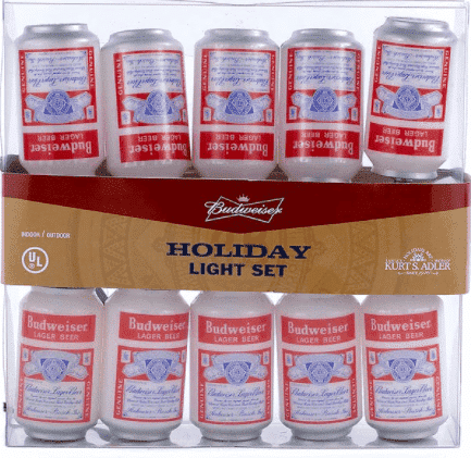 Vintage Budweiser® Can Light Set -
