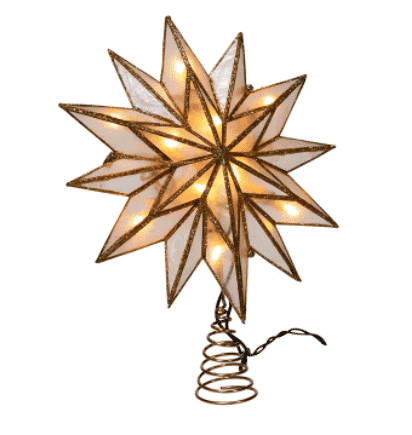 Capiz Gold Star Treetop