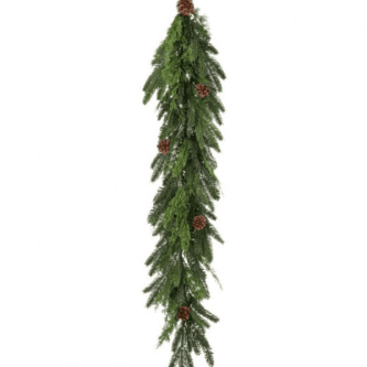 Cedar Spruce Pine Cone Garland