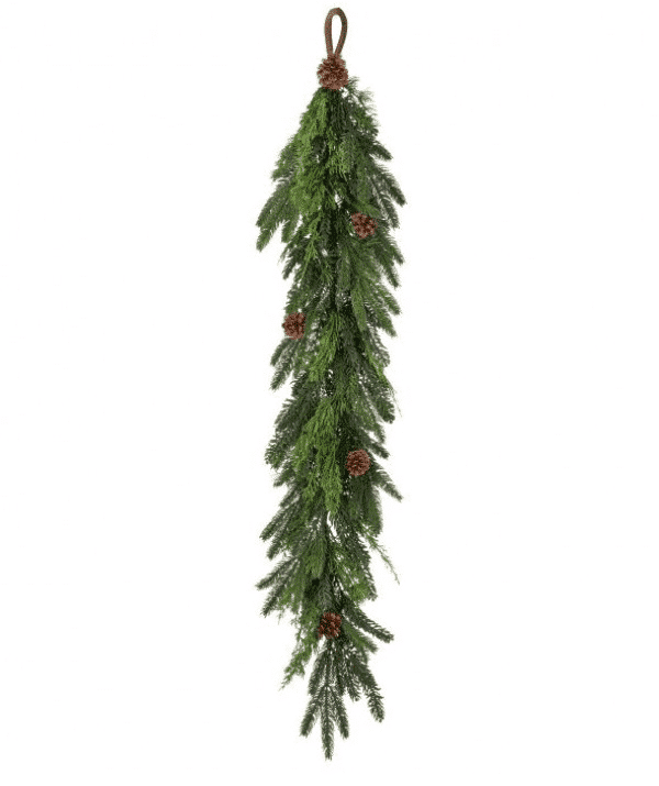 Cedar Spruce Pine Cone Garland