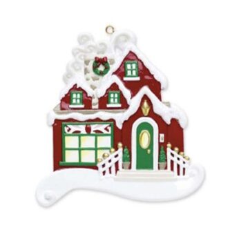 Christmas Cottage Ornament