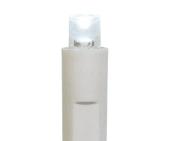 Icicle Led Light Set Twinkle or Steady on Cool White Bulb