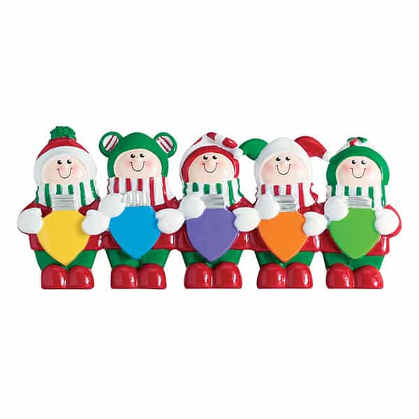 Family Christmas Lights Table Topper5