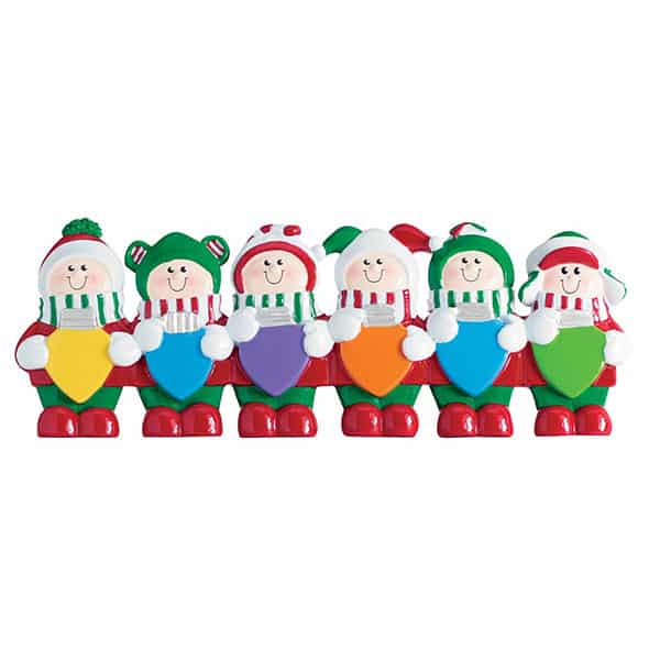 Family Christmas Lights Table Topper6