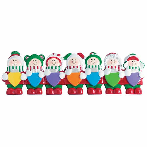 Family Christmas Lights Table Topper7