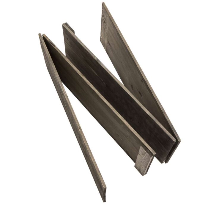 Christmas Tree Stand Grey Square Collar Folded