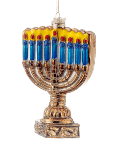 Hanukkah Menorah Ornament