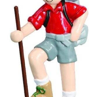 Hiker Boy Ornament