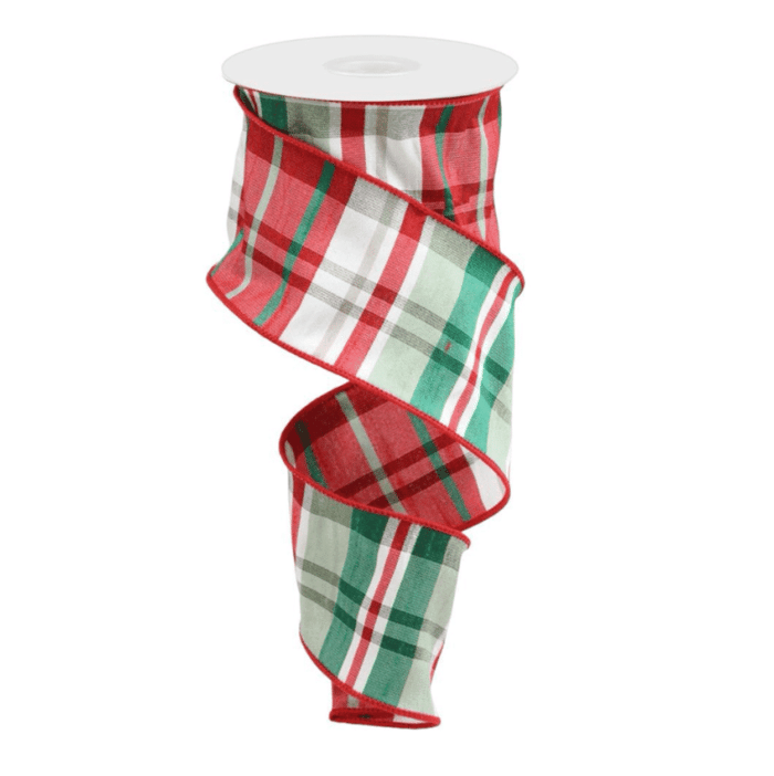 Holiday Plaid Dupioni Ribbon