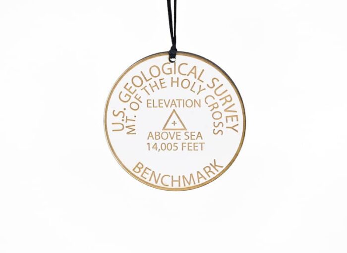 Colorado 14ers Geographical Benchmark Ornaments St Nicks Exclusive