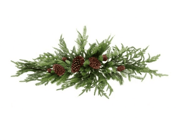 Vertical Swag Norfolk Spruce Juniper Collection
