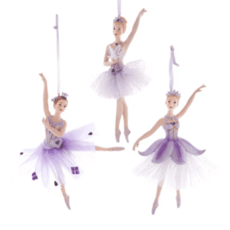 Royal Splendor Ballerina Ornaments
