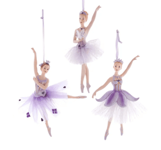 Royal Splendor Ballerina Ornaments