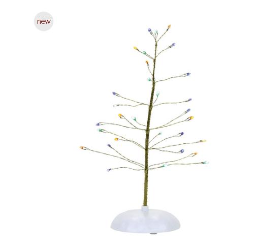 Dept 56 Halloween Twinkle Bright Multi Color Tree