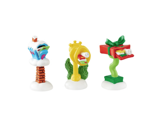 Department 56 Grinch Who ville Wacky Mailboxes