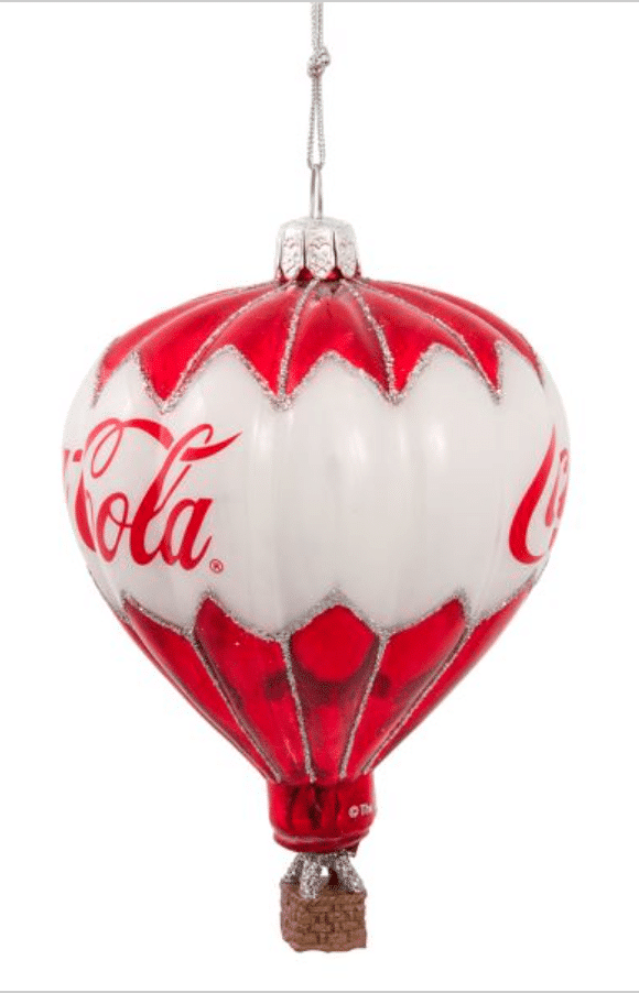 Coca cola® Balloon Glass Ornament