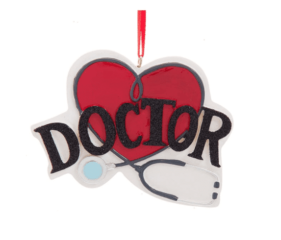 Doctor Heart with Stethoscope Personalized