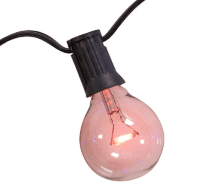 10 light Multi color G40 Led Light Set