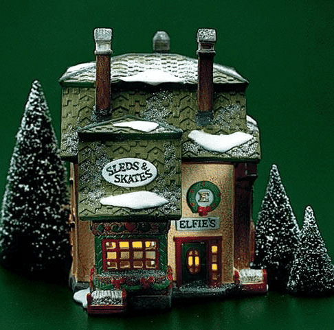 Dept 56 Rare Retired North Pole Spelling Houses Pre owned