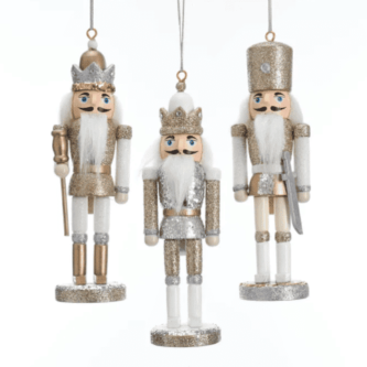 Sparkling Riches Nutcracker Ornaments