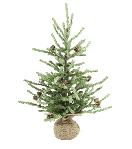 Frosted Pine Pinecone Trees   24