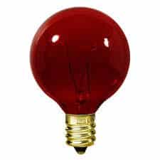 Round Globe G8 Transparent Light Bulb 8 Colors