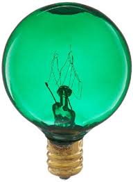 Round Globe G8 Transparent Light Bulb 8 Colors