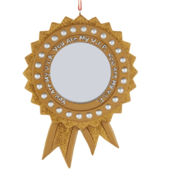VIP Picture Frame Ornament Personalize