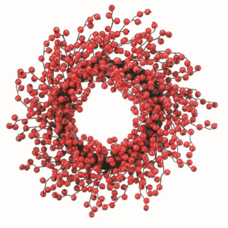Waterproof Deluxe Berry Wreath Two Sizes