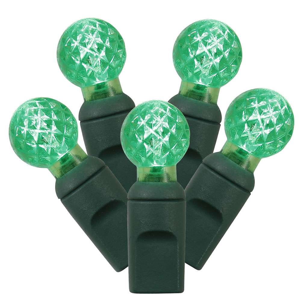 50 Bulb Berry Led G12 Light Sets Green