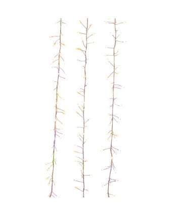 Warm White or Multi color Led Cluster Garland
