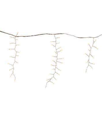 Dual Color Warm White and Multi color Led Icicle Light Set