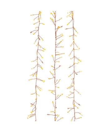 300 Light Twinkling Classic White Led Cluster Garland