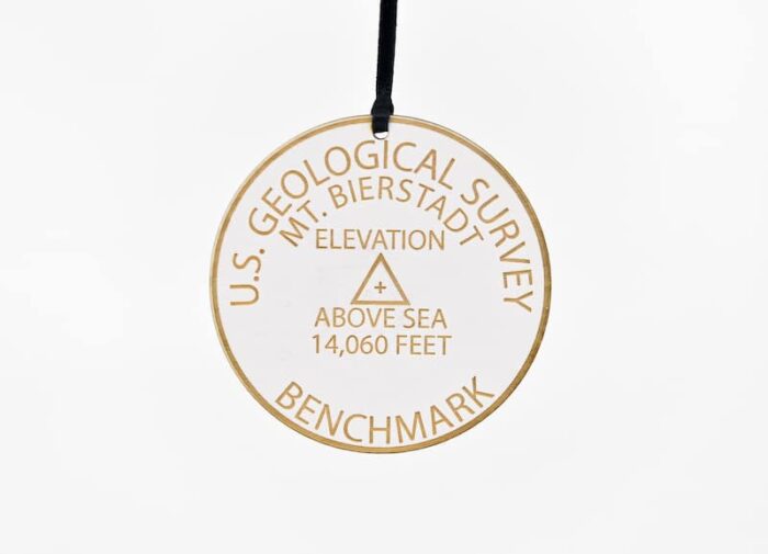 Colorado 14ers Geographical Benchmark Ornaments St Nicks Exclusive
