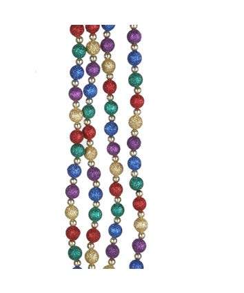 Multi colored Glitter Beaded Garland