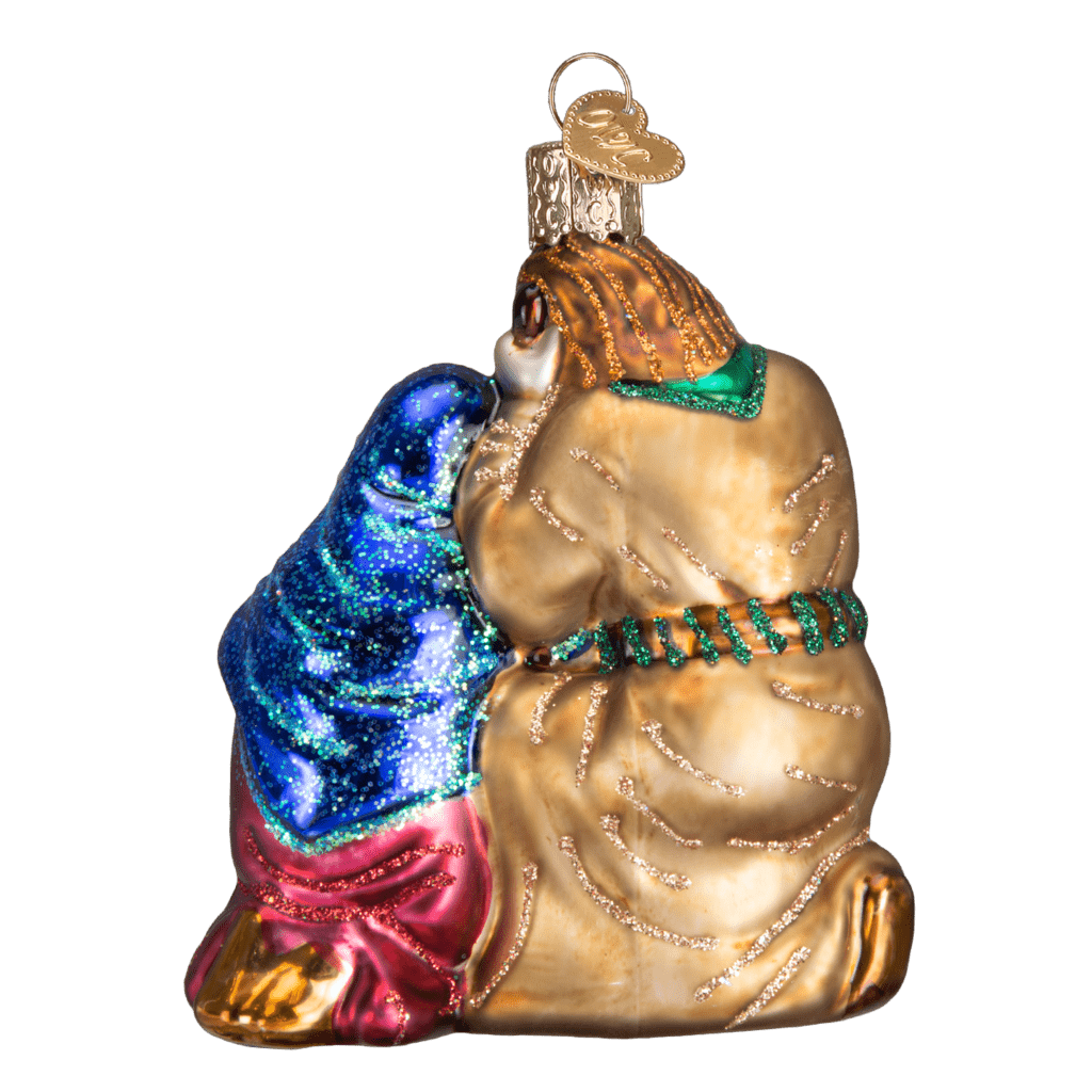 Old World Christmas Blown Glass Holy Family Ornament