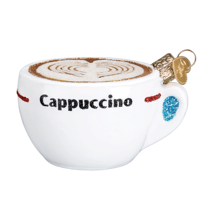 Old World Christmas Blown Glass Cappuccino Ornament