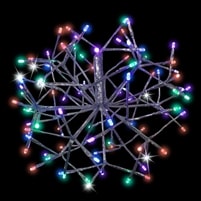 3d Shimmer Spheres 12 Four Colors