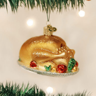 Turkey Platter Ornament Old World Christmas