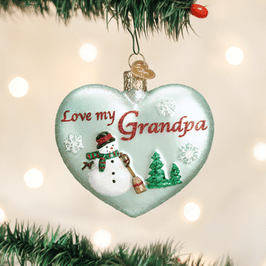 Grandparent Heart Ornament Old World Christmas