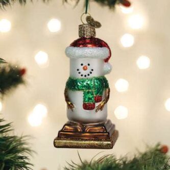 S'mores Snowman Ornament Old World Christmas
