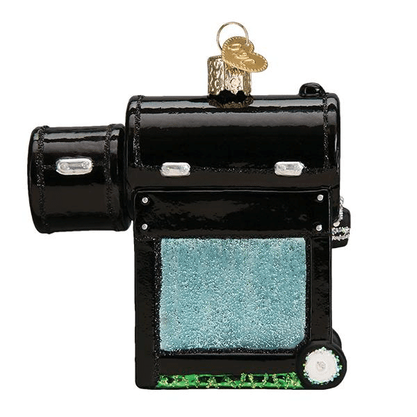 Old World Christmas Blown Glass Smoker Bbq Ornament