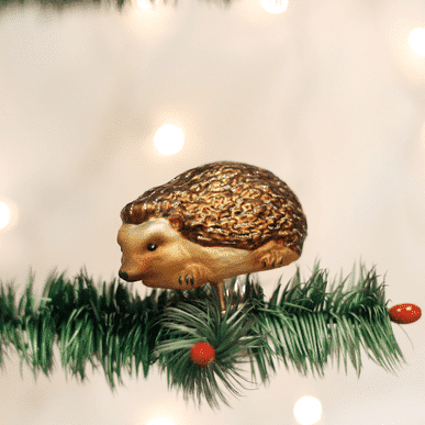 Clip on Hedge Hog Ornament Old World Christmas