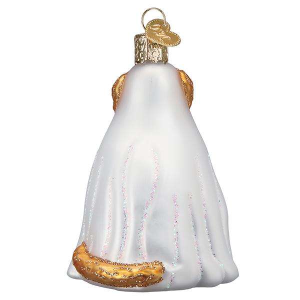 Old World Christmas Blown Glass Trick or treat Pooch Ornament